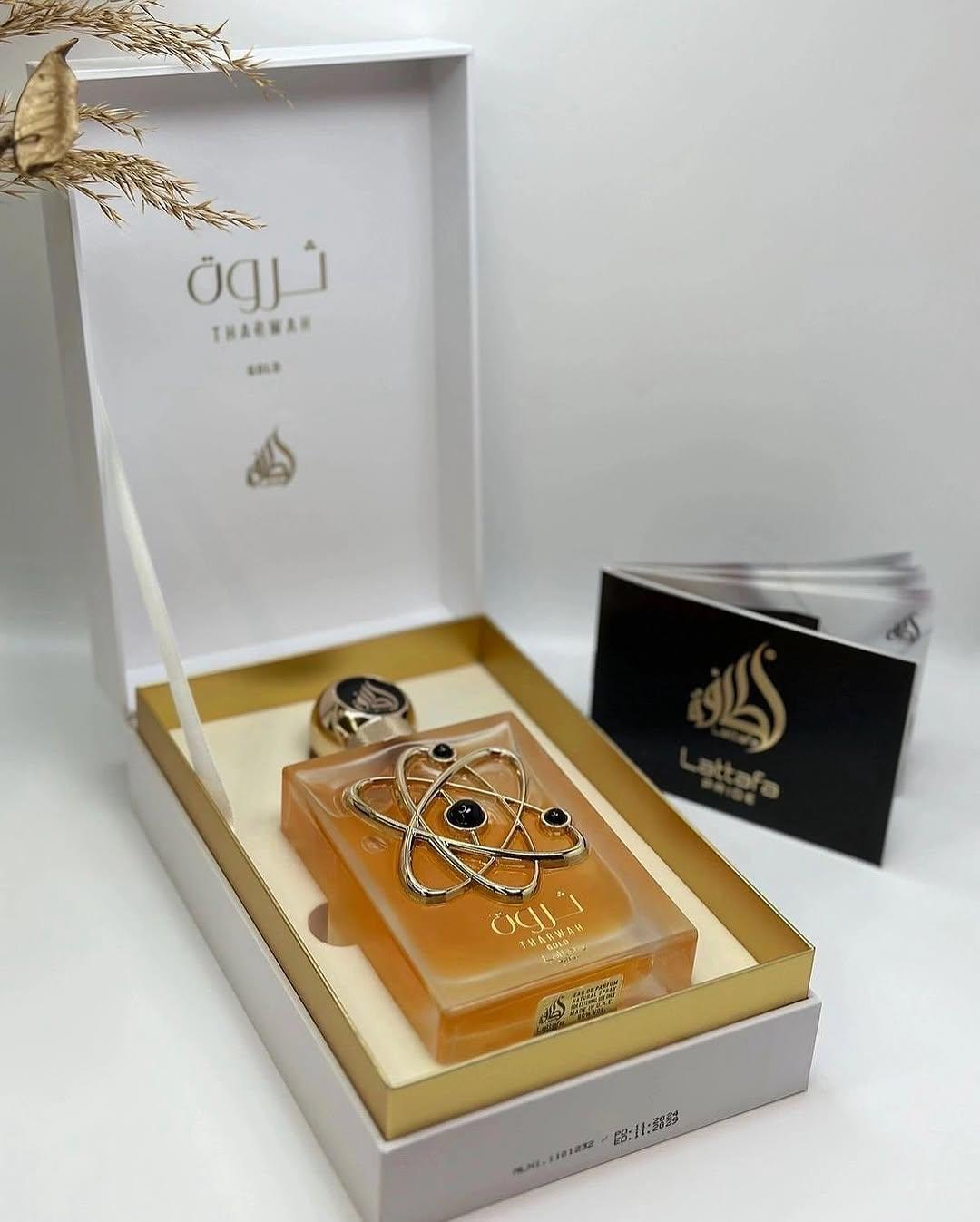 Tharwah Gold Lattafa Perfumes pour femme